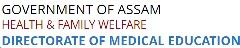 Directorate of Medical Education Assam Contact No.