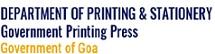 Goa Printing And Stationery Department Contact No.