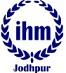 IHM Jodhpur Contact No. 925 7788 500